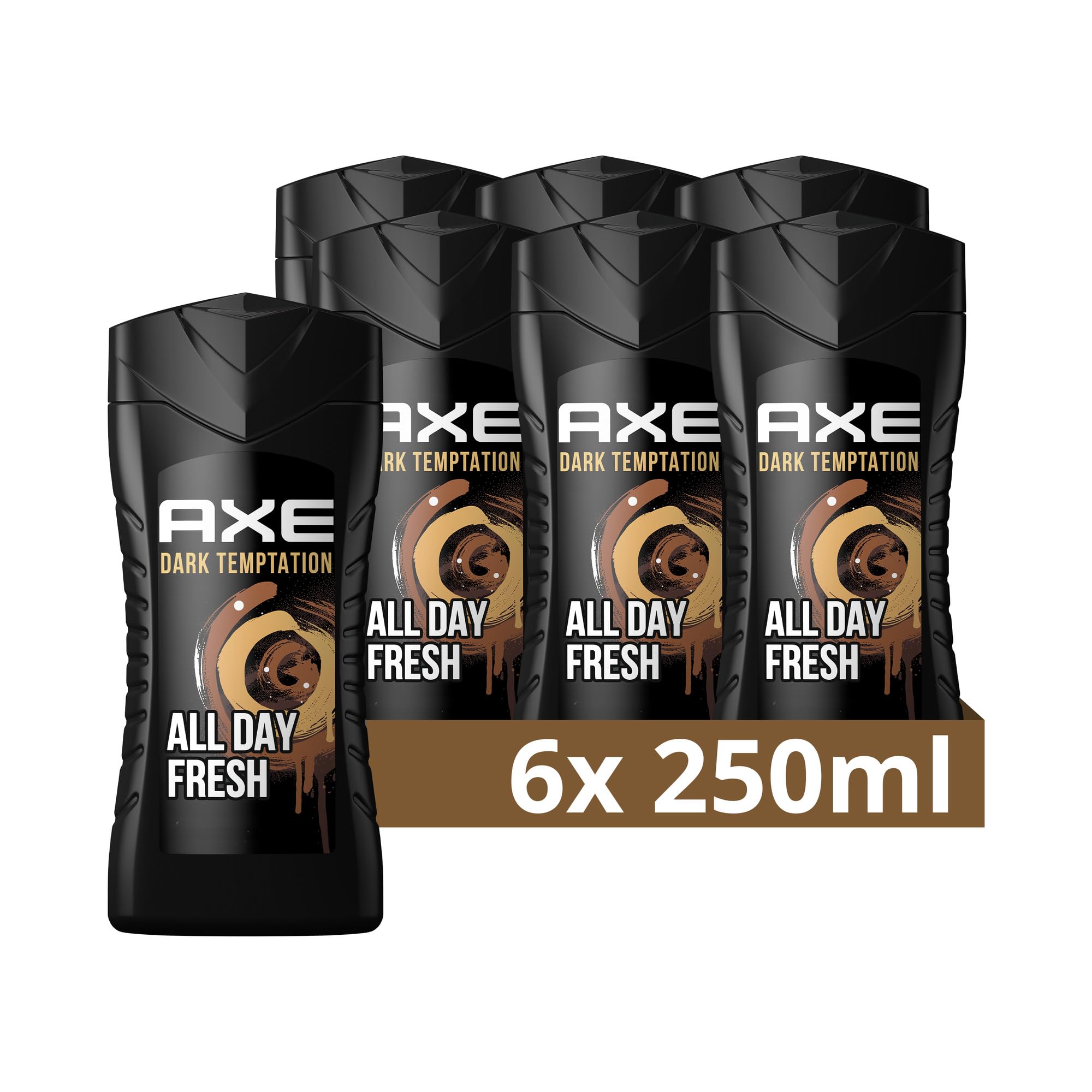 Axe Dark Temptation Shower Gels 6 x 250 ml : Amazon.es: Beauty